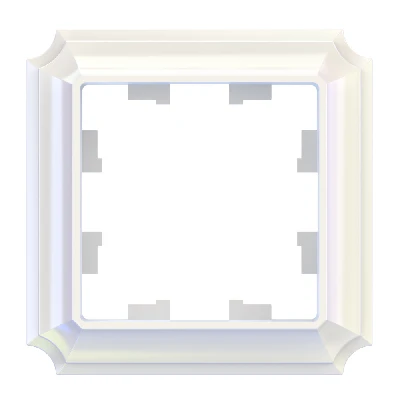 ATLASDESIGN ANTIQUE 1-постовая рамка, ЖЕМЧУГ Systeme Electric ATN100401