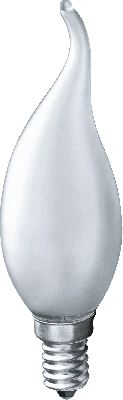 Лампа накаливания декоративная ДС 60вт B35 230в Е14 матовая свеча на ветру Navigator Group 94335 17664