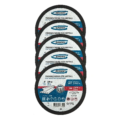 Круг отрезной по металлу, 230 х 2,0 х 22,2 мм, WA36TBF, в метал.банке, 5 шт.