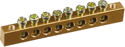 Шина нулевая 6х9мм 8/2 (8групп/крепеж по краям) Navigator Group 71147 17283