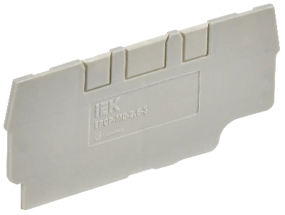 Заглушка для CP-MC 3 вывода 2,5мм2 серая IEK YCT22-00-3-K03-002-ZGL