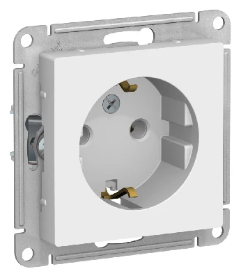 ATLASDESIGN РОЗЕТКА с заземлением, 16А, механизм, ЛОТОС Systeme Electric ATN001343