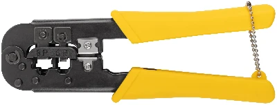 Кримпер для обжима разъемов RJ11, RJ12, RJ45, пластиковые ручки,190 мм FIT 60062