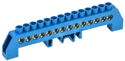Шина нулевая в комбинированный DIN -изолятор типа Стойка ШНИ-8х12-14-КС-С IEK YNN10-812-14DP-K07