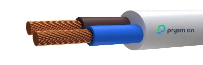 Провод ПВС 2х1 белый бухта 100м РЭК/Prysmian 0102030201