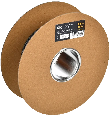 Оплетка кабельная 5-8мм полиэстер 100м черная IEK UBS10-PL-0508-100-K02