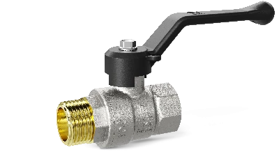Кран шаровой латунный 47.50.В-Н.Р Ду 50 Ру 25 рычаг