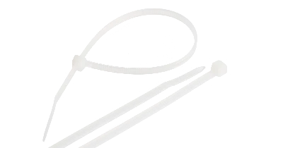 Стяжка нейлоновая неоткрывающаяся, 200х3,5мм, белая, 100шт