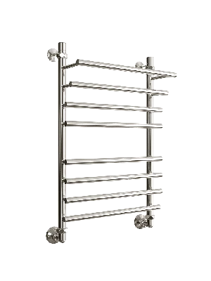 Полотенцесушитель водяной F Primo 80/50 с комплектом крепежа цвет хром ДВИН 4627086032815