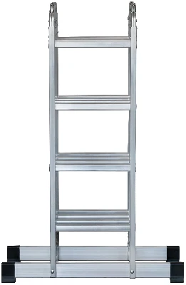 Лестница-трансформер алюминиевая, 4 секции х 4 ступени, вес 13.2 кг FIT РОС 65450