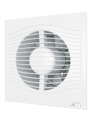 Вентилятор осевой вытяжной с обратным клапаном D125 DiCiTi SLIM 5C 04186