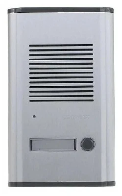 Аудиопанель вызывная одноабонентская с возможностью двухсторонней аудио связи Commax DR-201A SIL