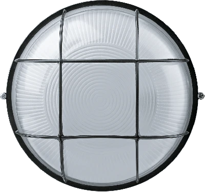 Светильник НПП-100w термостойкий круглый с решеткой IP54 черный Navigator Group 94809 14730