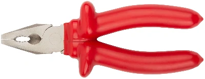 Плоскогубцы комбинированные ''Энергия'',1000 В, никелир.покрытие, 2-хслойные изолированные ручки 180 мм КУРС 50764