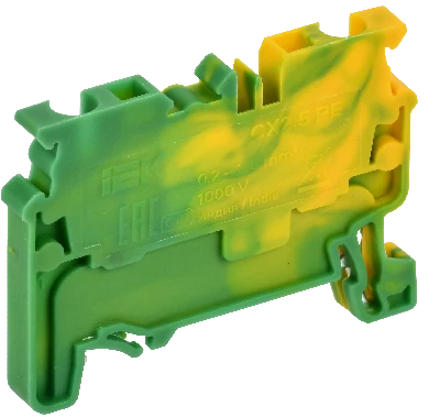 ARMAFIX Клемма пружинная CX2.5 PE 2,5мм2 проходная заземляющая IEK