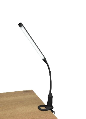 Светильник TLD-572 Black/LED/500Лм/4500K/Diммer настольный светодиодный на струбцине, 7W. Сенсорный выключатель Uniel UL-00008664