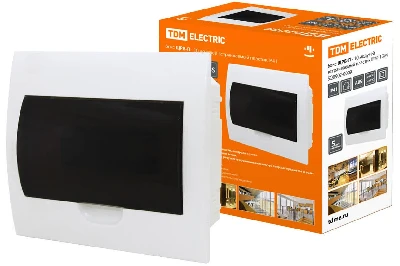 Бокс ЩРВ-П-10 модулей встраиваемый пластик IP41