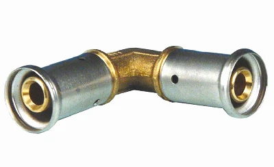 Угольник 16 90 град., пресс латунь