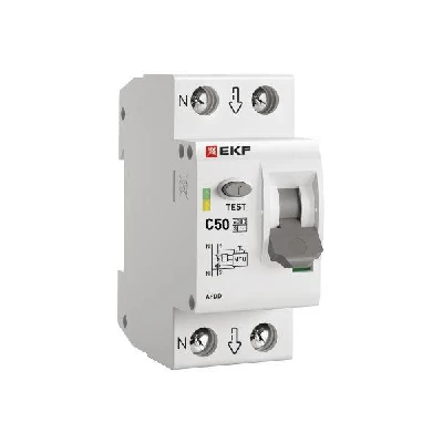 Устройство защиты от дугового пробоя (УЗДП) с автоматическим выключателем 1P+N 50А (C) 6кА PROxima
