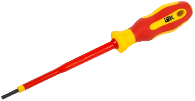 Отвертка диэлектрическая SL3,0х100 Т2 ARMA2L 5 IEK A2L5-SC30-T2-SL-30-100