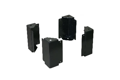 Угловые элементы цоколя 200мм, RAL9005, 4шт DekraftUno