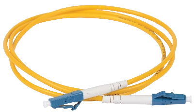 Патч-корд оптический соединительный (шнур коммутационный) для одномодового кабеля (SM) 9/125 (OS2) LC/UPC-LC/UPC одинарного исполнения (Simplex) LSZH 1м