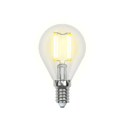 Лампа светодиодная LED 5вт 200-250В шар диммируемый 450Лм Е14 4000К Air филамент