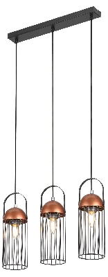 Светильник подвесной (подвес) Anemon 5062-233 3 х E27 40 Вт лофт - кантри Rivoli Б0047362