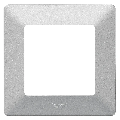 Valena LIFE Рамка 1 пост алюминий универсальная Legrand 754137