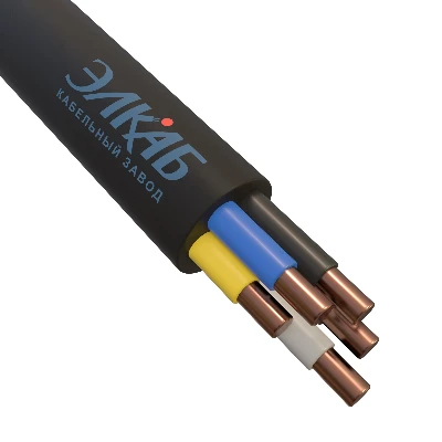 Кабель силовой ВВГнг(А)-LSLTx 5х4 ок (N,PE) - 0,66 кВ ТРТС Элкаб 13131