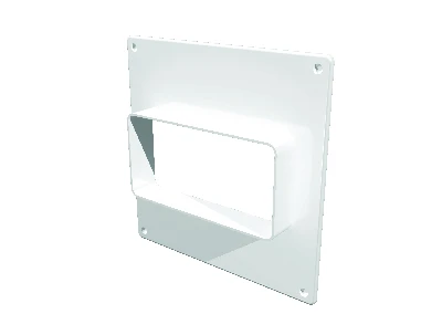 Площадка торцевая пластиковая 150х150 фланец 55х110 ERA 511ПТП 14169