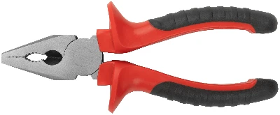 Плоскогубцы комбинированные ''Оптима'', двухцветные обрезиненные ручки, полированная сталь 165 мм КУРС 47553