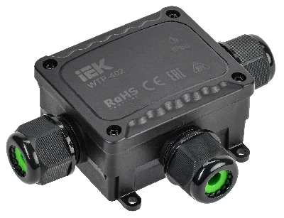 Коробка распред. герметичная WTP-402 3 ввода IP68 IEK UWB10-T-450-41-03-68