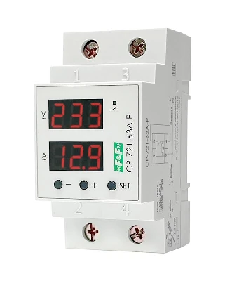Реле напряжения с контролем тока CP-721-63A-P