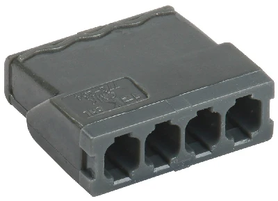 Клемма СМК 772-244 строительно-монтажная с пастой (4шт/упак)