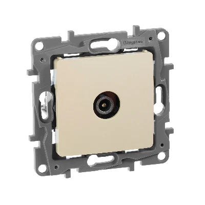 ETIKA Розетка телевизионная TV оконечная слоновая кость Legrand 672365