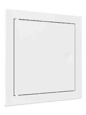 Люк-дверца ревизионный пластиковый нажимной 120х120 с фланцем 100х100 EVECS L1010N 00-99141902