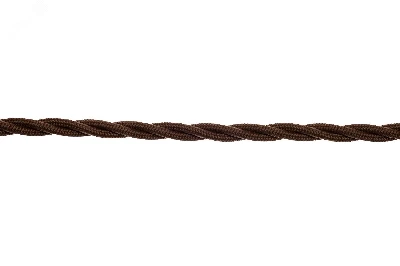 Ретро провод 3х1,5 Коричневый (матовый) 10м