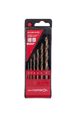 Набор сверел по металлу из быстрорежущей стали HSS-CO 6 шт