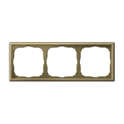 ARTGALLERY рамка 3-постовая, золото Systeme Electric GAL001603