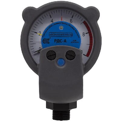 Реле давления воды стрелочное для скважинного и поверхностного насосов РДС-А Акваконтроль 1201010000