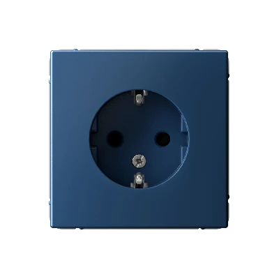 ARTGALLERY розетка с заземлением со шторками, 16А, механизм, аквамарин Systeme Electric GAL001145