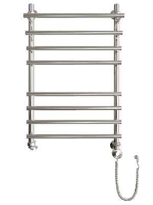 Полотенцесушитель электрический с правым ТЭНом F Primo 80/50 цвет хром ДВИН 4627085361138