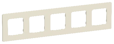 FLITE CLASSIC Рамка 5-местная РУ-5-К-ФлСл сливочный IEK
