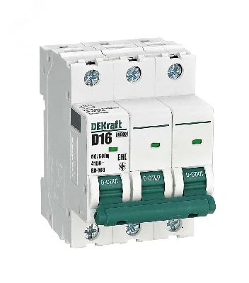 Автоматический выключатель ВА-103 3P 16А D 6кА новый