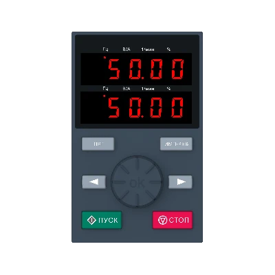 Опция для преобразователей частоты VF-51 и VF-101 внешний цифровой двустрочный пульт оператора VEDA MC PBC00001