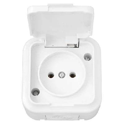 Беларусь Розетка брызгозащищенная наружная IP44 БелТИЗ РА16-236 Л Розетка РА16-236