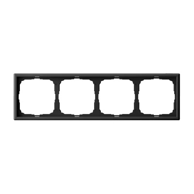 ARTGALLERY рамка 4-постовая, универсальная, карбон Systeme Electric GAL001004