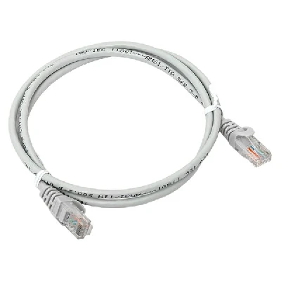 Патч-корд TERACOM PRO Cat.5E неэкранированный UTP оболочка PVC серый (1.0м) EKF TRP-5EUTP-PVC-1M-GY