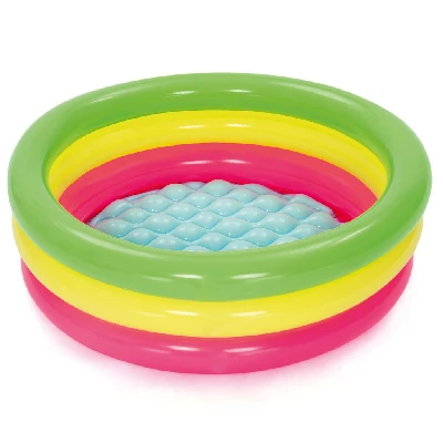 Бассейн надувной с надувным дном Лето 70х24 см 41 л Bestway